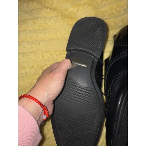 Johnston & Murphy Optima Mens Dress Shoes Oxfords Wingtip Black Leather Size 13 - Picture 9 of 9